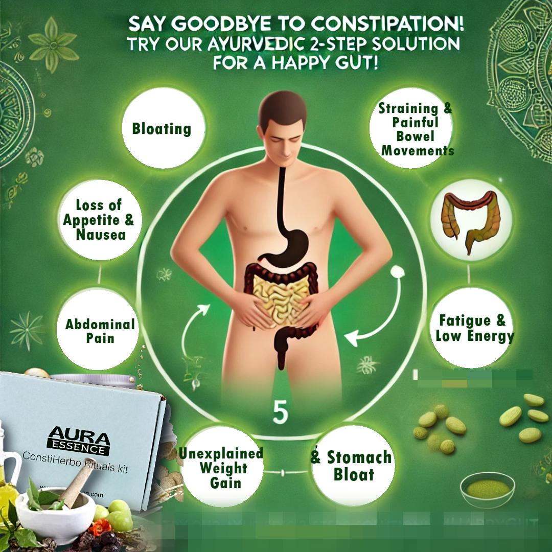 Unlock the Power of Gut Health with AuraEssence ConstiHerbo Rituals