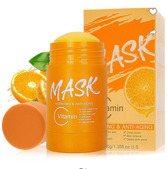 AuraGlam Purifying Orange Vitamin C Clay Face Mask Stick