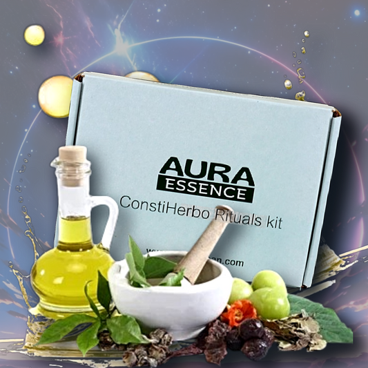 AuraEssence ConstiHerbo Rituals Kit – Complete Ayurvedic Solution for Constipation & Gut Detox